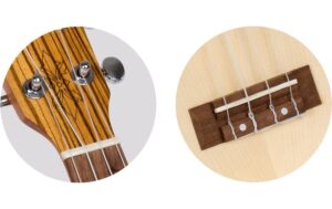 1990887_3 - Mediatech Flight Ukulele Soprano Spruce/Zebrano CEQ Ukulele, Gigbag, PU