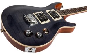 Flight Rock Series Uku Transparent Black Elektrische Ukulele, Gigbag
