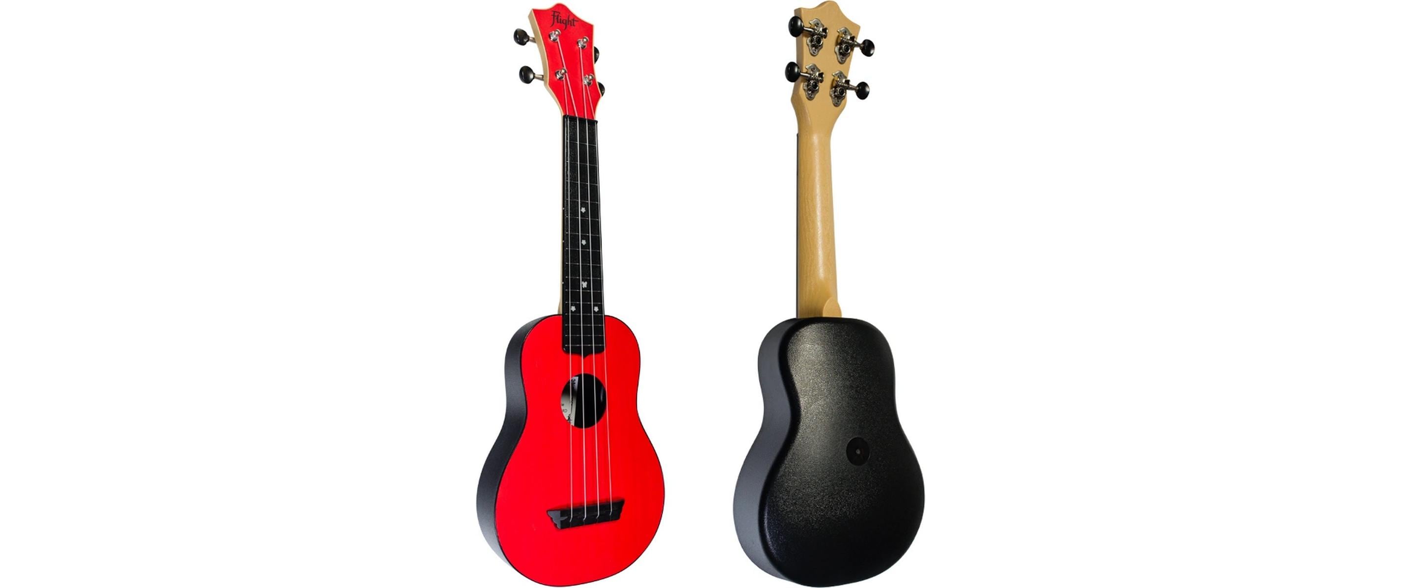 1990908 - Mediatech Flight Travel Uku Soprano ABS - Red Ukulele, Gigbag kaufen Schweiz | Mediatech.ch