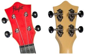 1990908_2 - Mediatech Flight Travel Uku Soprano ABS - Red Ukulele, Gigbag