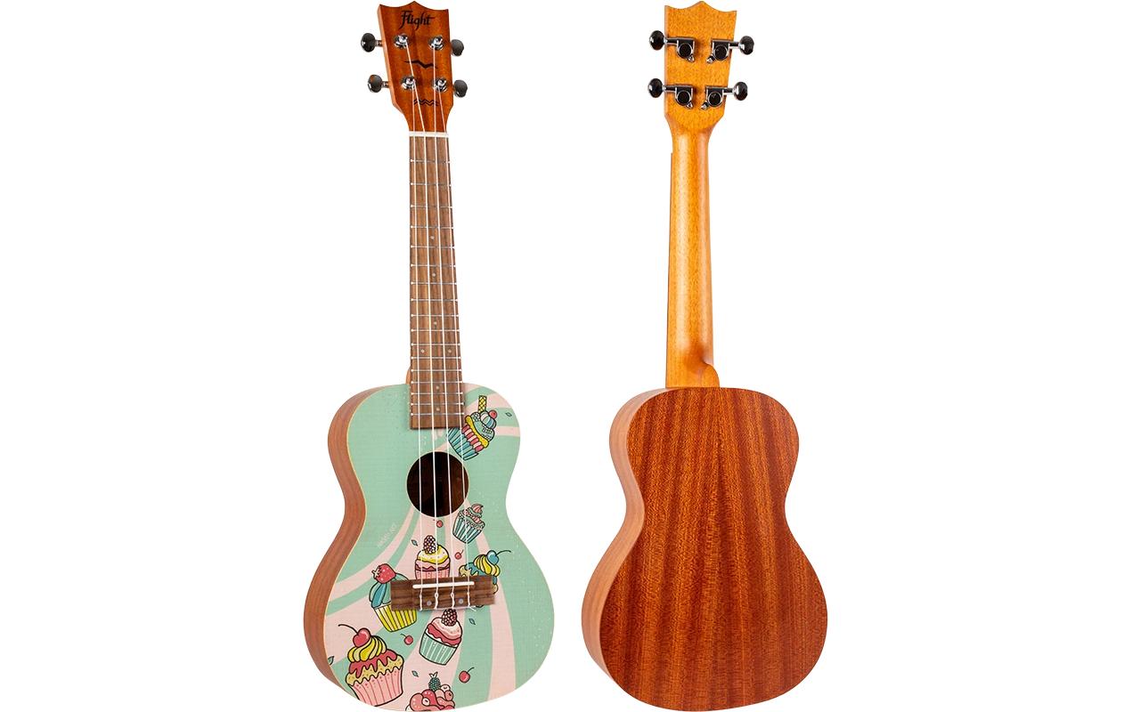 1990929 - Mediatech Flight Ukulele Concert - Cupcake Ukulele, Gigbag kaufen Schweiz | Mediatech.ch