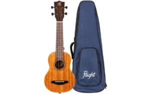 Flight Ukulele Soprano - Solid Mahogany Ukulele, Gigbag