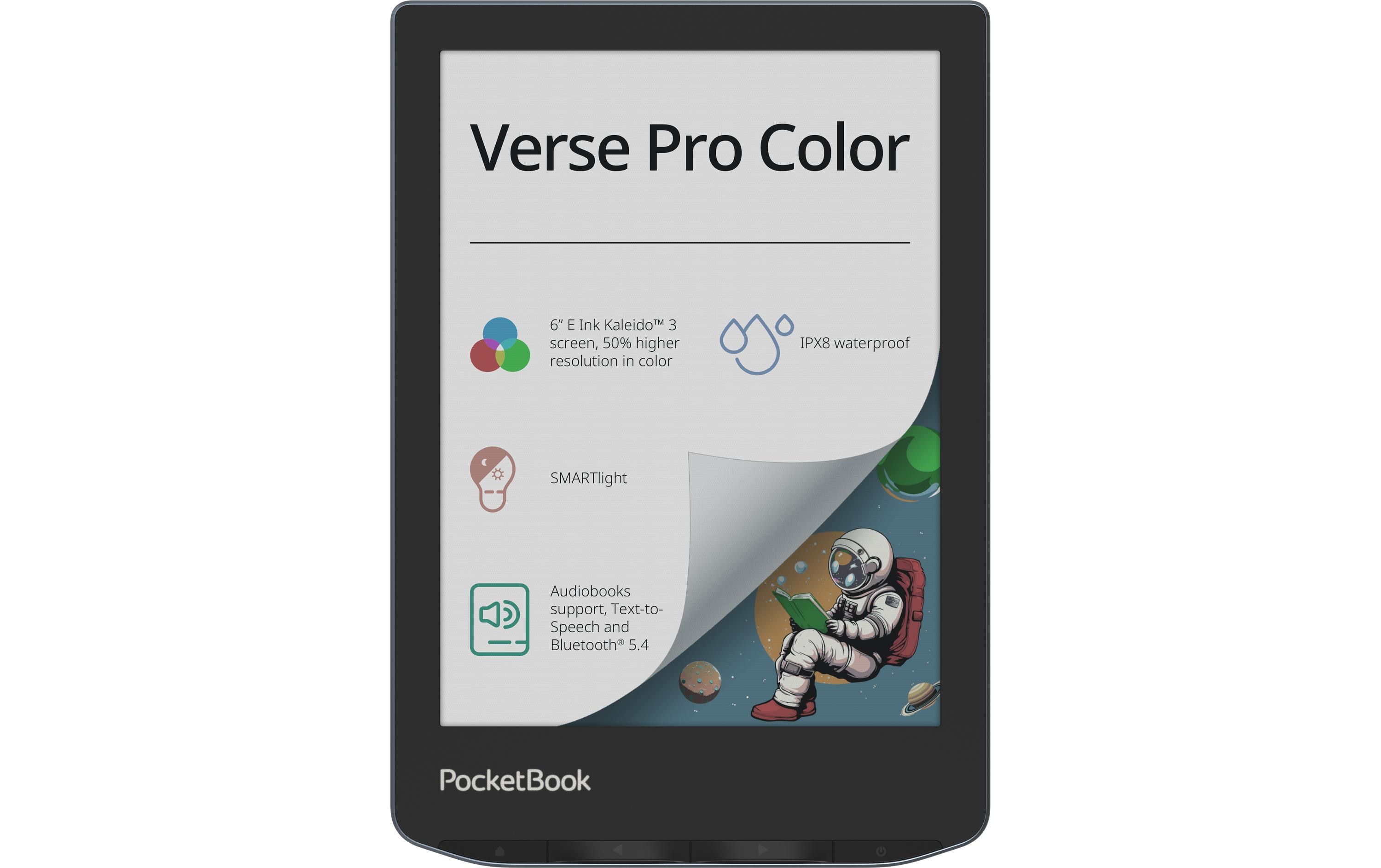 1991264 - Mediatech PocketBook Verse Pro Color Stormy Sea 6 E-Ink Kaleido™, 16GB Speicher kaufen Schweiz | Mediatech.ch