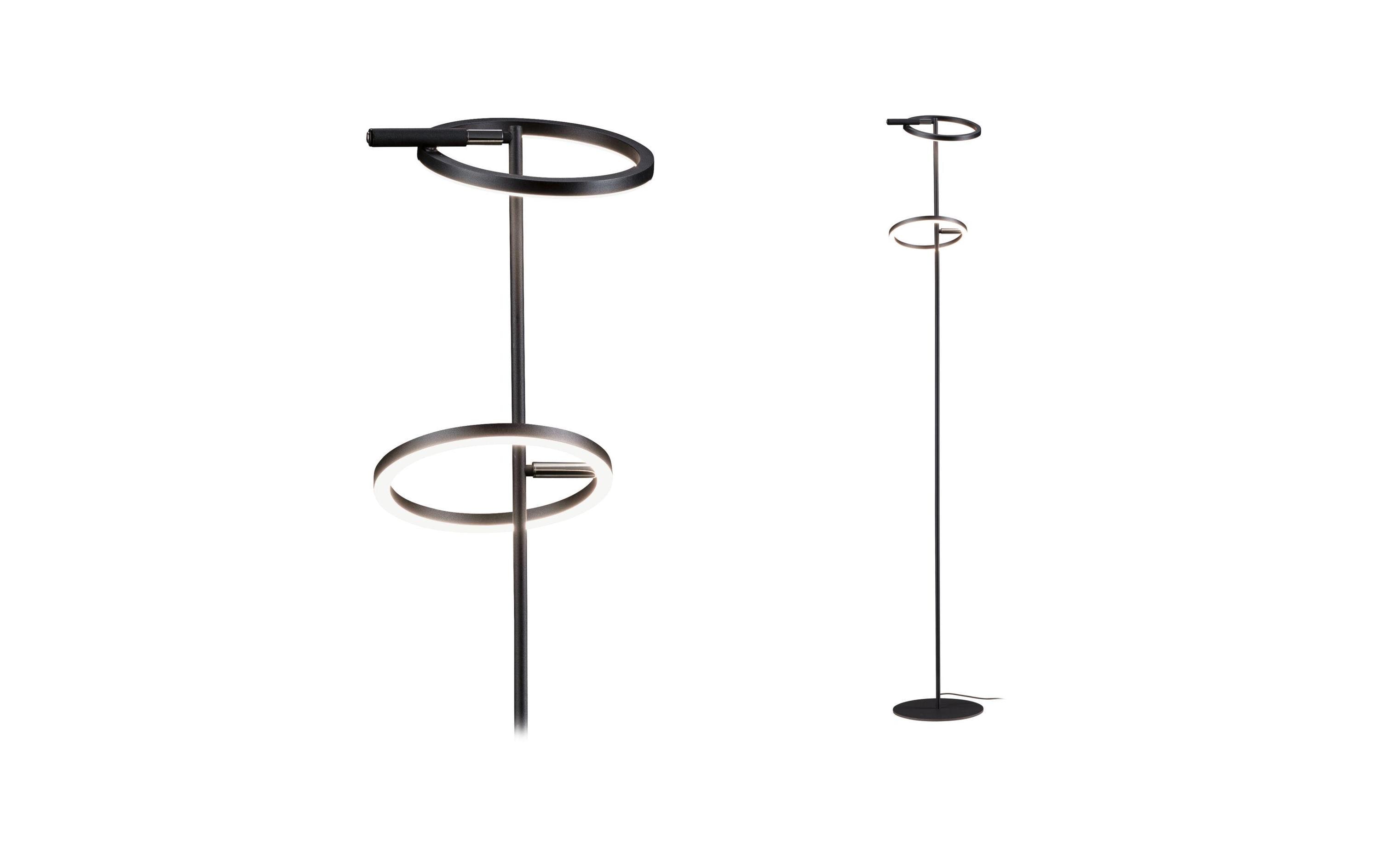 1993274 - Mediatech LED Stehleuchte Odila Tunable White 2x1200 White 2x1200lm 2x10,4W Schwarz matt, Chrom