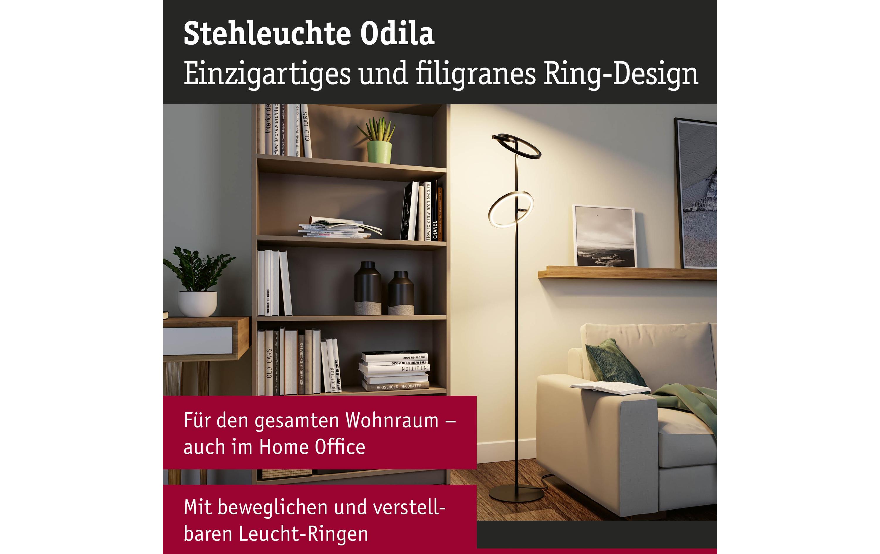 1993274_1 - Mediatech LED Stehleuchte Odila Tunable White 2x1200 White 2x1200lm 2x10,4W Schwarz matt, Chrom