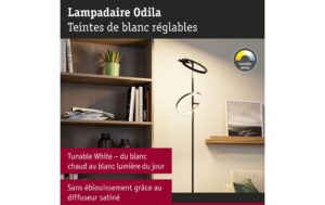 1993274_2 - Mediatech LED Stehleuchte Odila Tunable White 2x1200 White 2x1200lm 2x10,4W Schwarz matt, Chrom