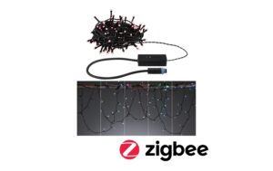 1993298_3 - Mediatech Plug & Shine LED Lichterkette Yuna RGB Yuna RGB 12,4m IP44 5W Schwarz