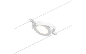 1993354_1 - Mediatech CorDuo LED Seilsystem RoundMac Basisset 5x 5x200lm 5x4,5W 3000K 230/12V Weiss, Chrom
