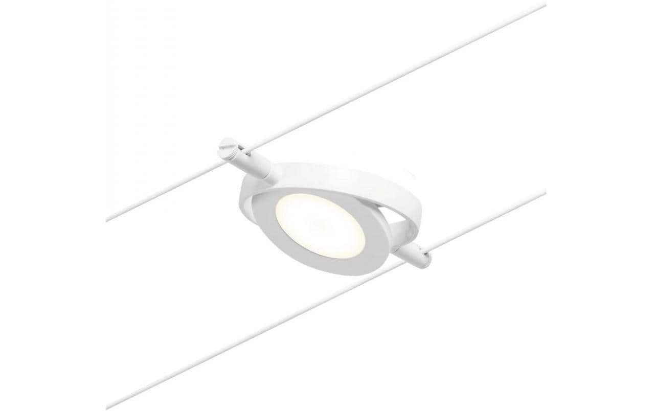 1993354_1 - Mediatech CorDuo LED Seilsystem RoundMac Basisset 5x 5x200lm 5x4,5W 3000K 230/12V Weiss, Chrom