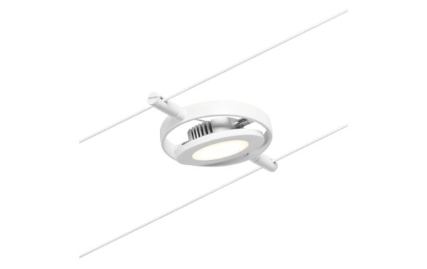 1993354_4 - Mediatech CorDuo LED Seilsystem RoundMac Basisset 5x 5x200lm 5x4,5W 3000K 230/12V Weiss, Chrom