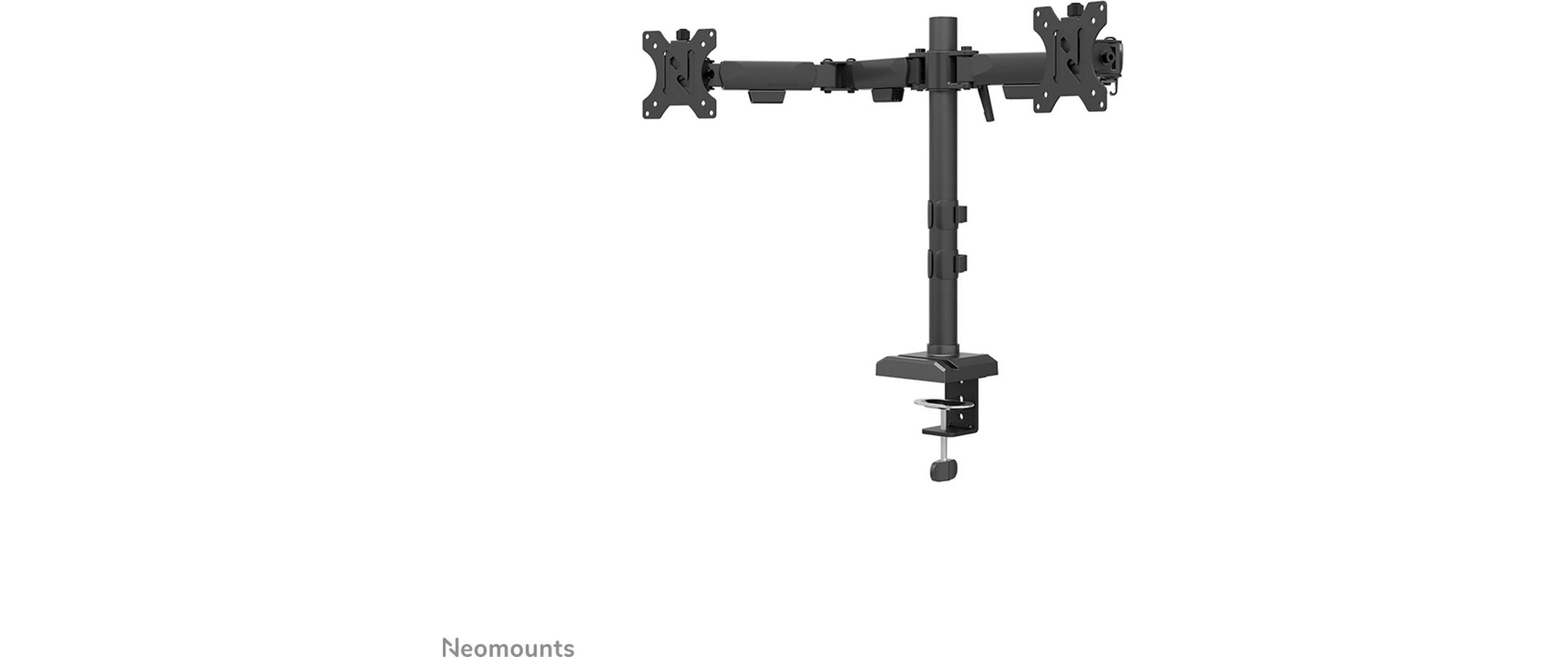 1993518_1 - Mediatech Neomounts NERO Desk Mount Double Flat Screen