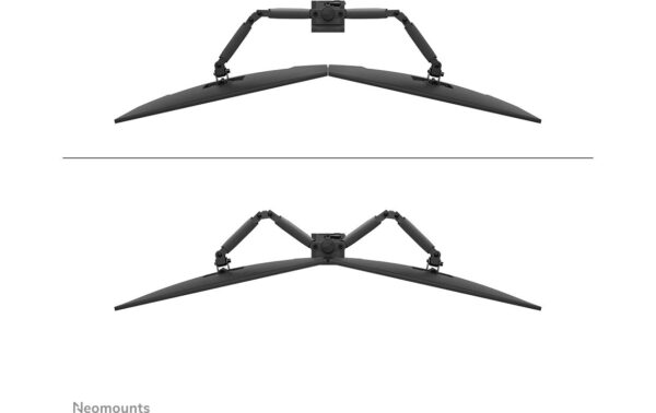 1993518_8 - Mediatech Neomounts NERO Desk Mount Double Flat Screen
