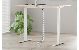 Neomounts Cable Spine Organizer for sit/stand desk frames