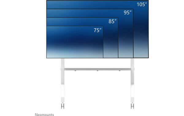 1993557_2 - Mediatech Neomounts MOVE Go XL Mobile Floor Stand (fast install, height adjustable)