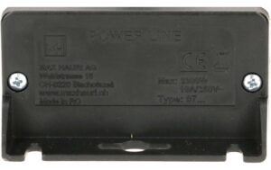 1993594_3 - Mediatech Steckdosenleiste Power Line 5x Typ 13 gr/sw FI 30mA / 10A 1.5m