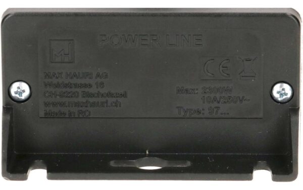 1993594_3 - Mediatech Steckdosenleiste Power Line 5x Typ 13 gr/sw FI 30mA / 10A 1.5m