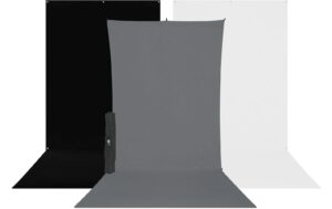 Westcott X-Drop 3-Pack Sweep Backdrop Kit 5 x 12