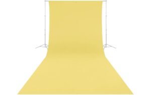 Westcott Backdrop - Canary Yellow Wrinkle-Resistant 9 x 10