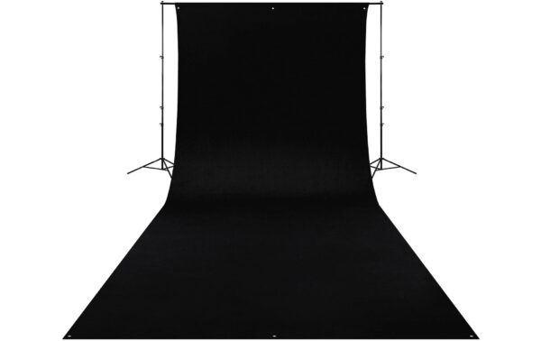 Westcott Backdrop - Rich Black Wrinkle-Resistant 9 x 20