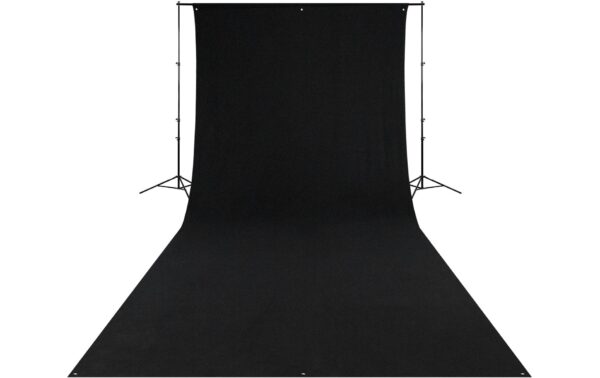 Westcott Backdrop - Rich Black Wrinkle-Resistant 9 x 20