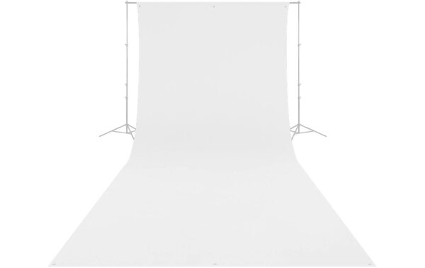 1995026_2 - Mediatech Westcott Backdrop - High-Key White Wrinkle-Resistant 9 x 20