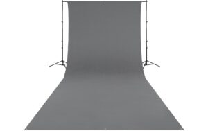 Westcott Backdrop - Neutral Gray Wrinkle-Resistant 9 x 20