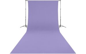 Westcott Backdrop - Periwinkle Purple Wrinkle-Resistant 9 x 20