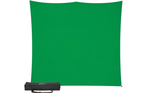 Westcott X-Drop Pro Backdrop Chroma-Key Green Screen - WR 8 x 8