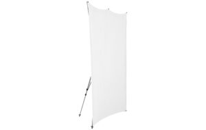 Westcott X-Drop Pro Backdrop High-Key White - Wrinkle-Resistant 5 x 7