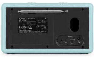 Audizio Tune60-BL Retro Radio, DAB+, BT, USB, blau