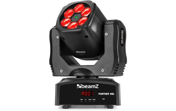 BeamZ Panther80L Moving Head, BeeEye, 6x12W RGBW, DMX