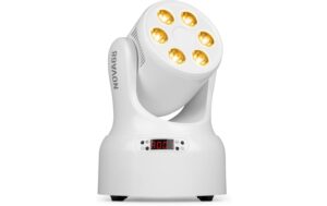 BeamZ NOVA68-WH Moving Head Wash, 6x 8W, RGBW, DMX, weiss