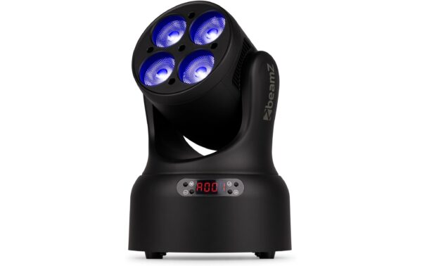 BeamZ NOVA420-BK Moving Head Wash, 4x 20W, RGBW, DMX, BK