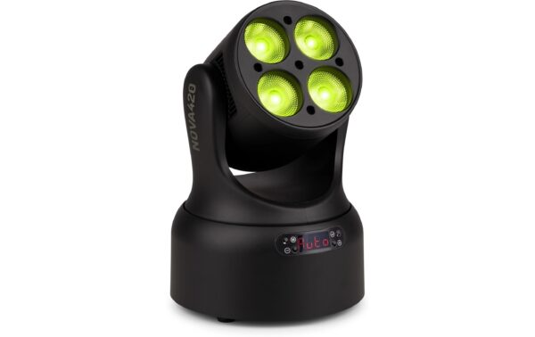 BeamZ NOVA420-BK Moving Head Wash, 4x 20W, RGBW, DMX, BK