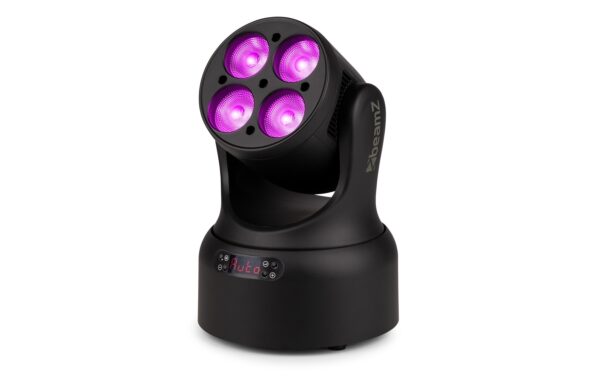 BeamZ NOVA420-BK Moving Head Wash, 4x 20W, RGBW, DMX, BK