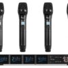 Power Dynamics PD524 Funkstrecke, 4x Mikrofone, 100CH, Rack