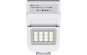 1996551_1 - Mediatech Ulanzi SL03-WH Blitzlicht mit LED, Akku, USB Typ-C, weiss