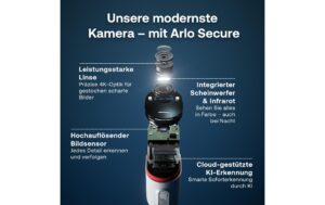 Arlo VMC5350 IP Kamera 3er Set Arlo Ultra 3 4K UHD & Solar Panel