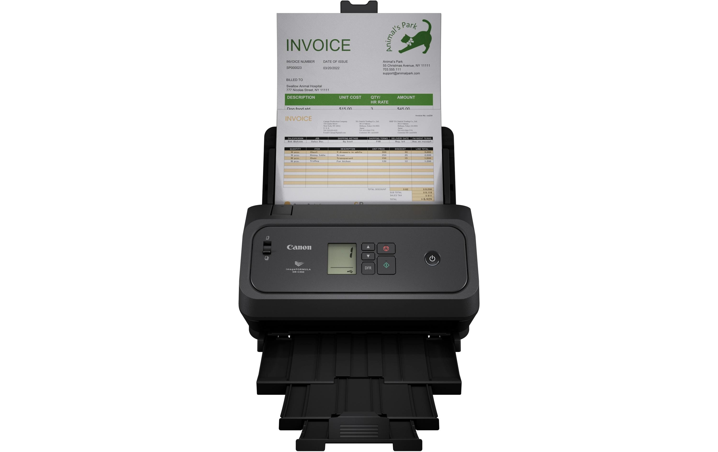 1998710_1 - Mediatech Canon DR-C350 Dokumentenscanner 50 Seiten/Min, 100- Seiten ADF