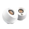 Creative Pebble 2.0 Lautsprecher 3,5 mm Stereoklinke, USB Powered, weiss