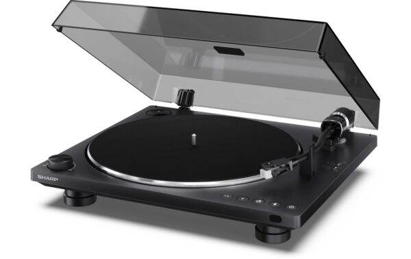 Auto.Plattenspieler, Black mit Bluetooth Ausgang