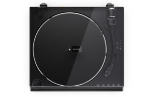 Auto.Plattenspieler, Black mit Bluetooth Ausgang