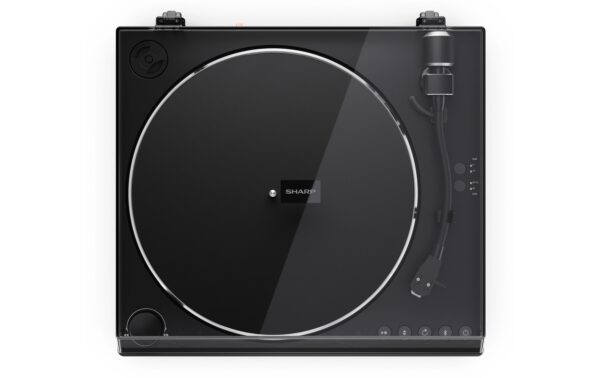 Auto.Plattenspieler, Black mit Bluetooth Ausgang