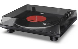 Auto.Plattenspieler, Black mit Bluetooth Ausgang