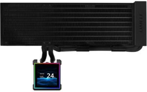Wasserkühler Lian Li Hydrosh. 2 LCD-S 360N AMD und Intel, Schwarz, Fanless kaufen Schweiz | Mediatech.ch