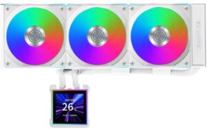 2000205 - Mediatech Wasserkühler Lian Li Hydrosh. 2 LCD-S 360CL AMD und Intel, Schwarz, 360mm kaufen Schweiz | Mediatech.ch