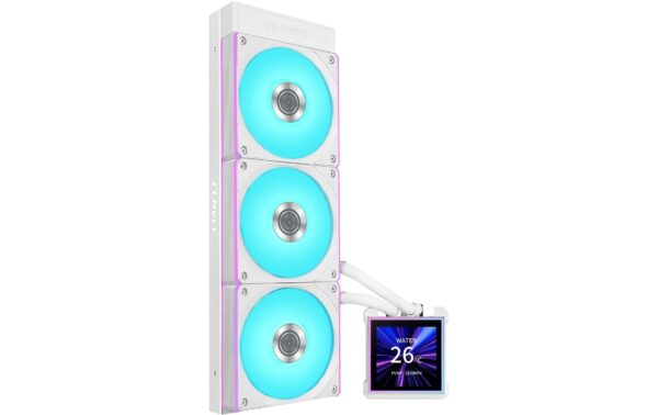 2000205_2 - Mediatech Wasserkühler Lian Li Hydrosh. 2 LCD-S 360CL AMD und Intel, Schwarz, 360mm