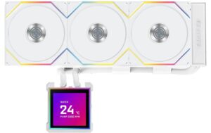 2000207 - Mediatech Wasserkühler Lian Li Hydrosh. 2 LCD-S 360TL AMD und Intel, Schwarz, 360mm kaufen Schweiz | Mediatech.ch