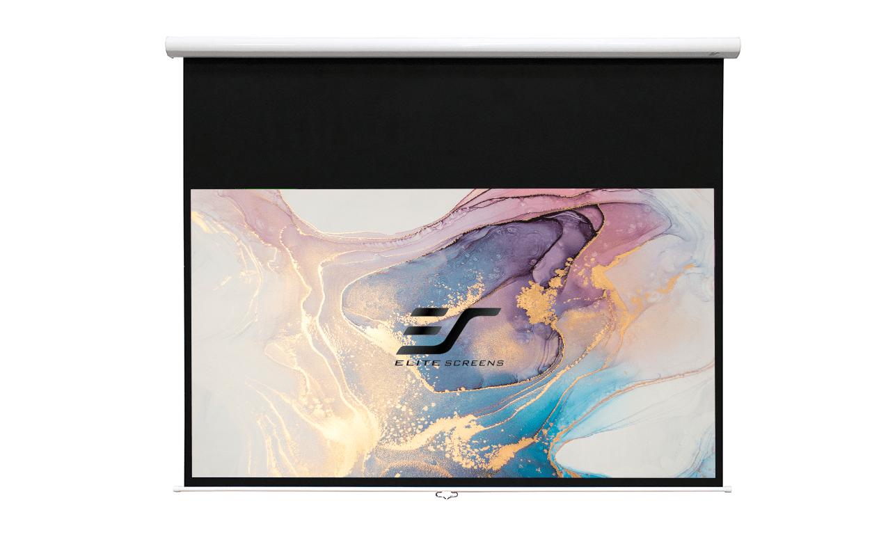 2002804 - Mediatech Elite Screens MANUELLE ROLLOLEINWAND -HT- PREMIUM Weiss / 16:9 / 222 x 125 kaufen | Mediatech.ch