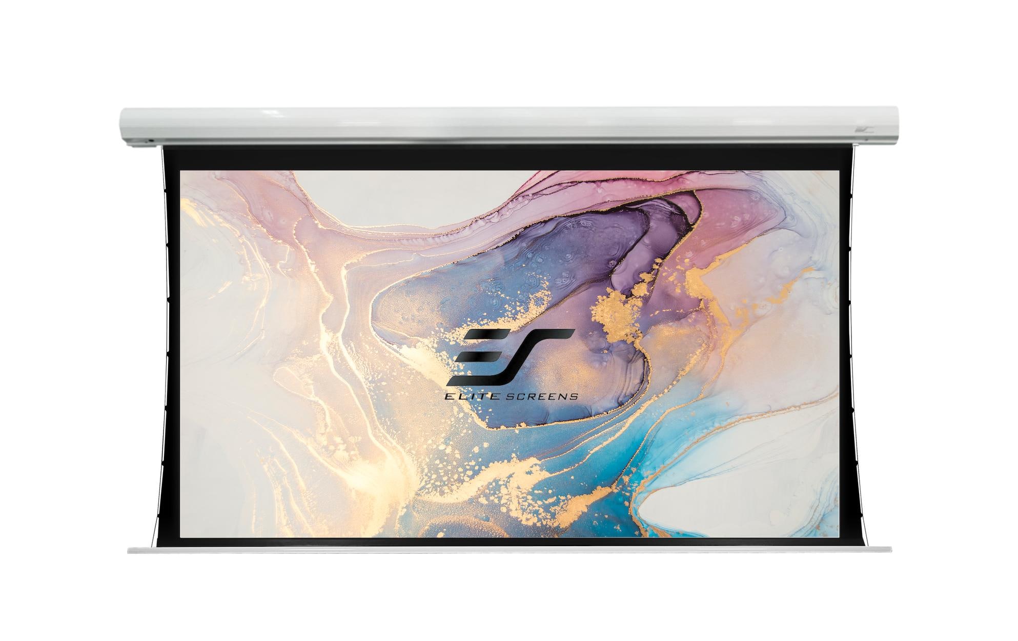 2002819 - Mediatech Elite Screens SAKER TAB TENSION - MOTORLEINWAND Weiss / CLR / 222 x 125 (16:9) kaufen | Mediatech.ch
